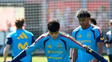 صور من مران منتخب إسبانيا استعدادًا لمواجهة مصر وديًا.